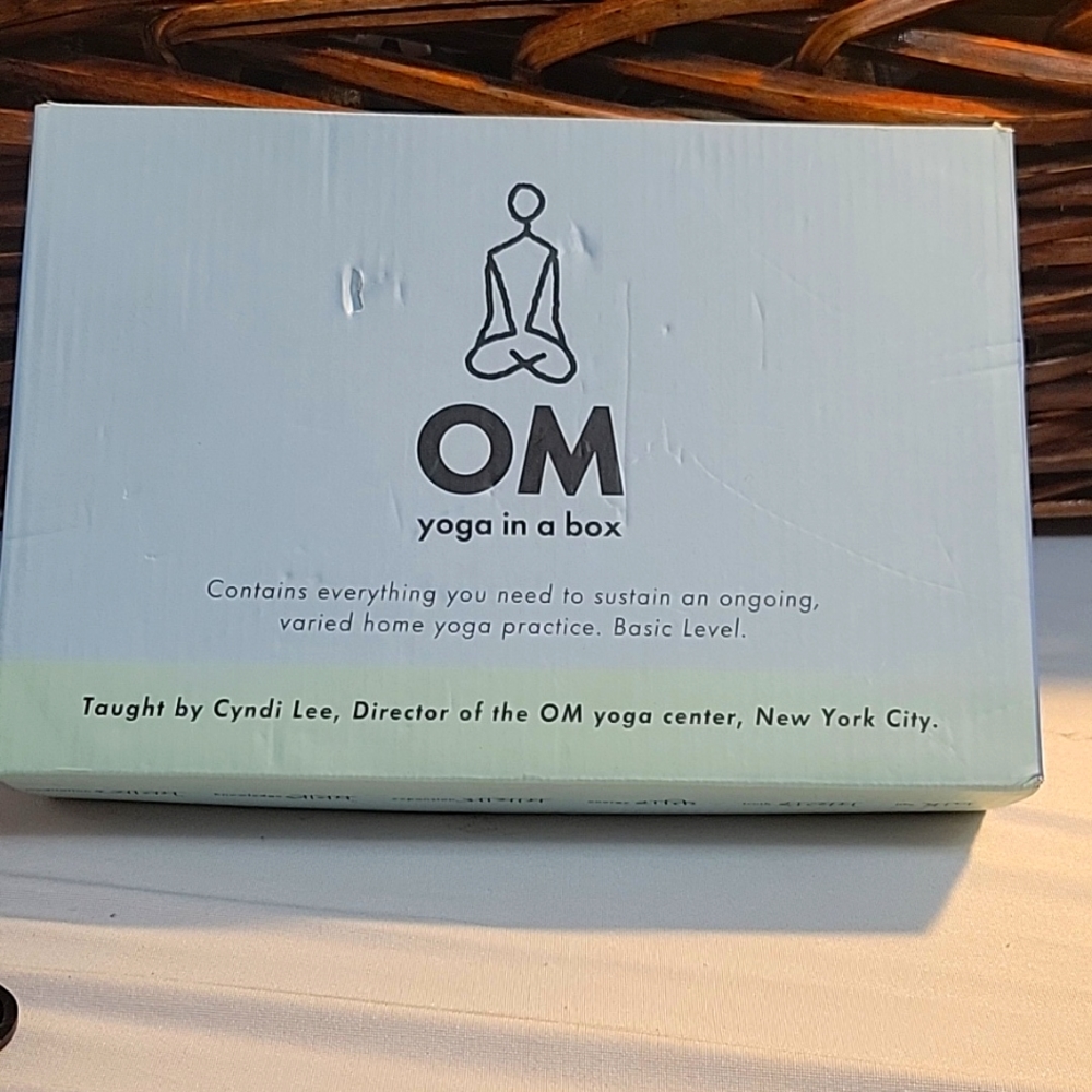 Om Yoga in a box Cyndi Lee and Om Yoga Center kit candle incense